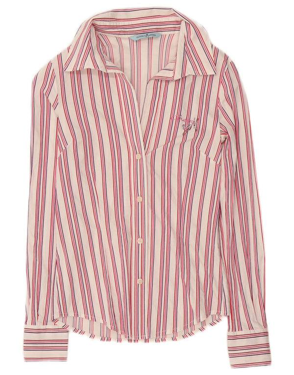 Koszula damska Guess By Marciano EU 40, bawełniana w średnie różowe paski
