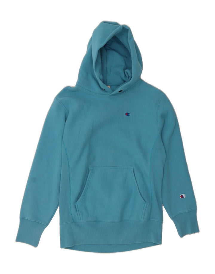 CHAMPION Mens Hoodie Jumper Medium Blue Cotton Classic Vintage Champion and Second-Hand Champion from Messina Hembry 