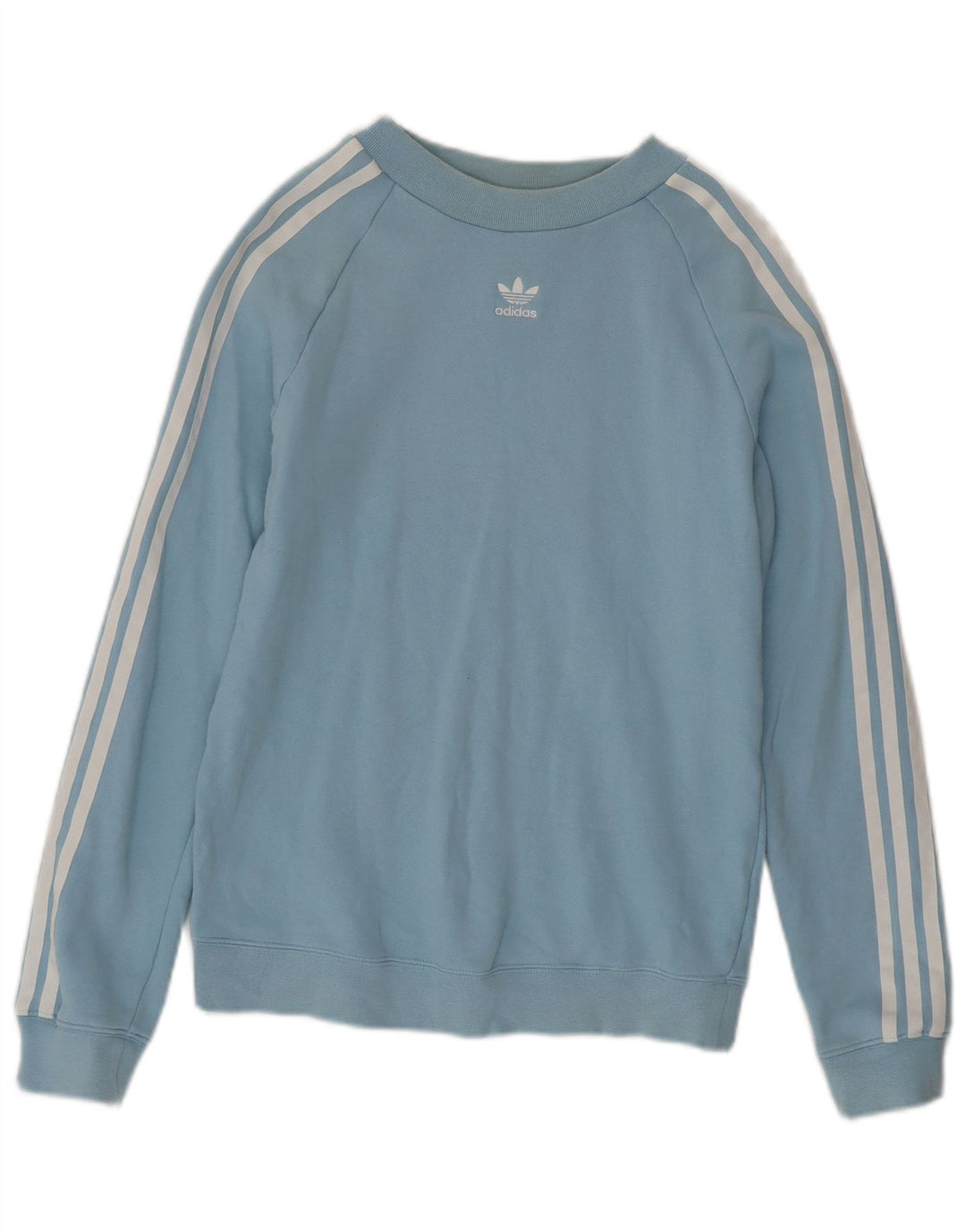 Damska bluza Adidas Jumper UK 10 Small Blue Cotton