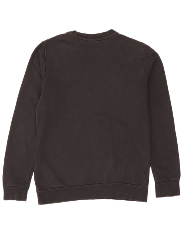 Bluza chłopięca Adidas z grafiką, 13-14 lat, czarna bawełna