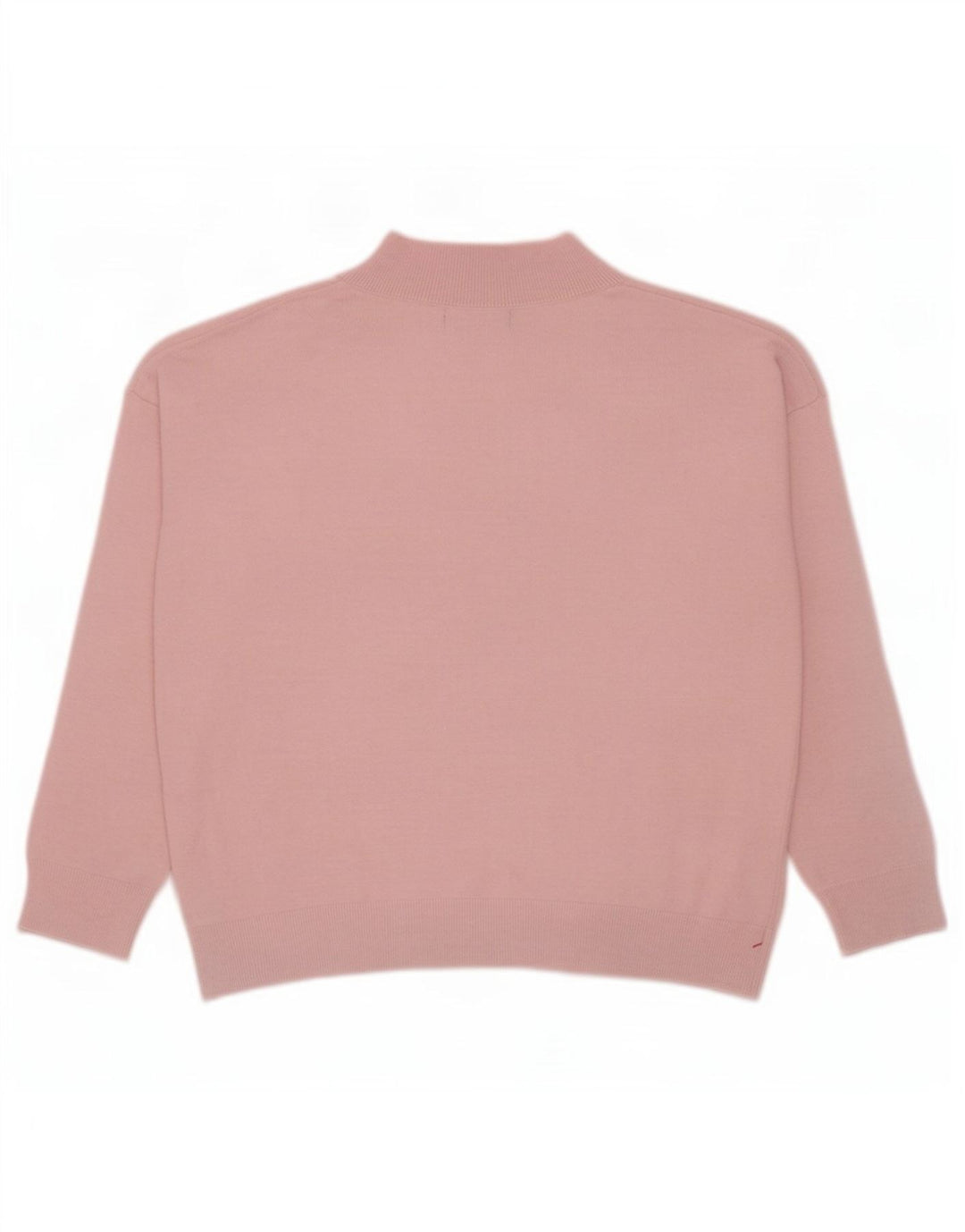 Marks & Spencer Damski sweter oversize z dekoltem w kształcie litery V, UK 14, średni róż