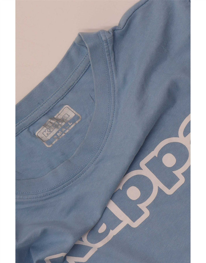 Męski T-shirt z grafiką Kappa, mały, niebieski