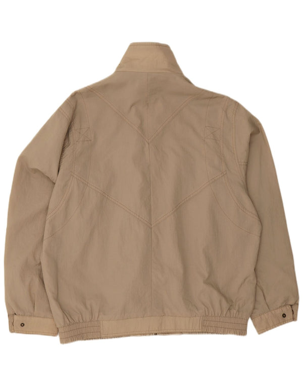 Męska kurtka bomberka Vintage UK 42 XL Beżowy poliester
