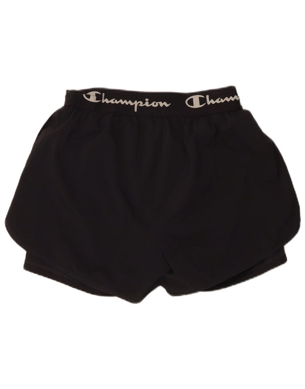 Damskie spodenki sportowe Champion Graphic UK 18 XL, czarny poliester