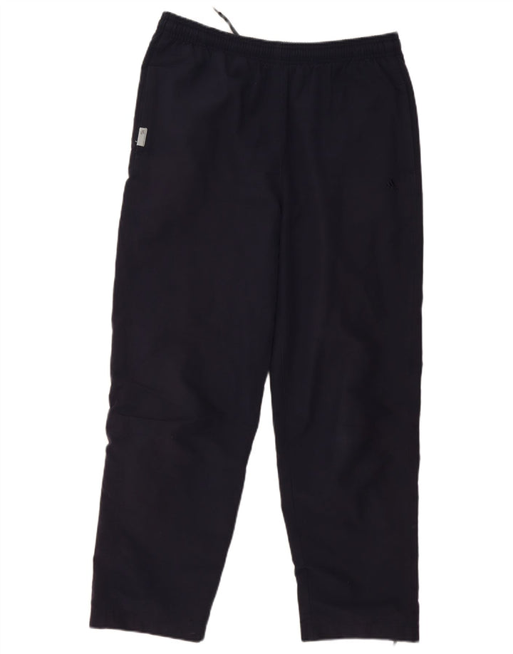 Damskie spodnie dresowe Adidas UK 16, duże granatowe, poliestrowe
