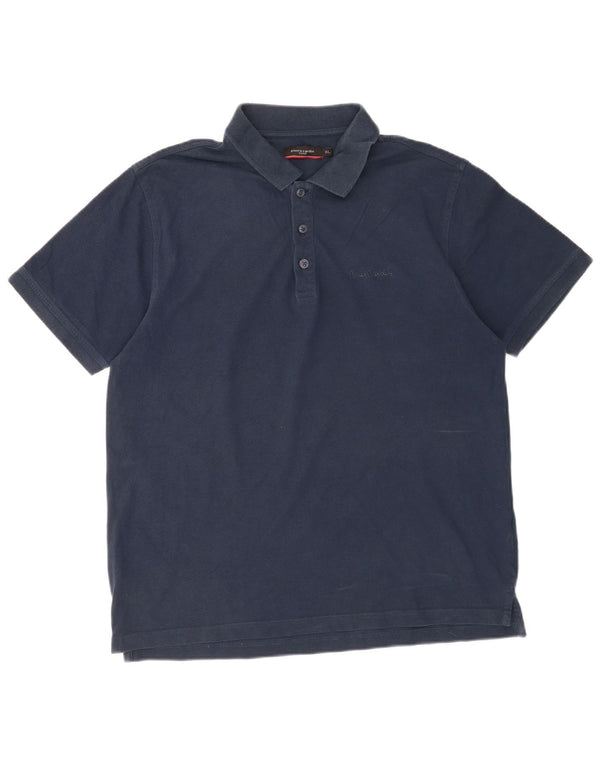 Męska koszulka polo Pierre Cardin XL, granatowa, bawełniana