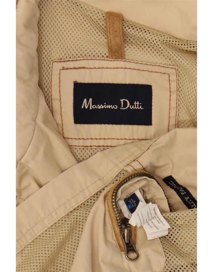 Kurtka męska MASSIMO DUTTI UK 42 XL, beżowa, bawełniana