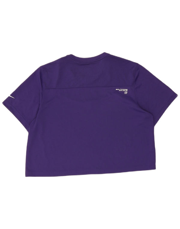 Damska koszulka z grafiką Nike Baltimore Ravens Top UK 18 XL Fioletowa