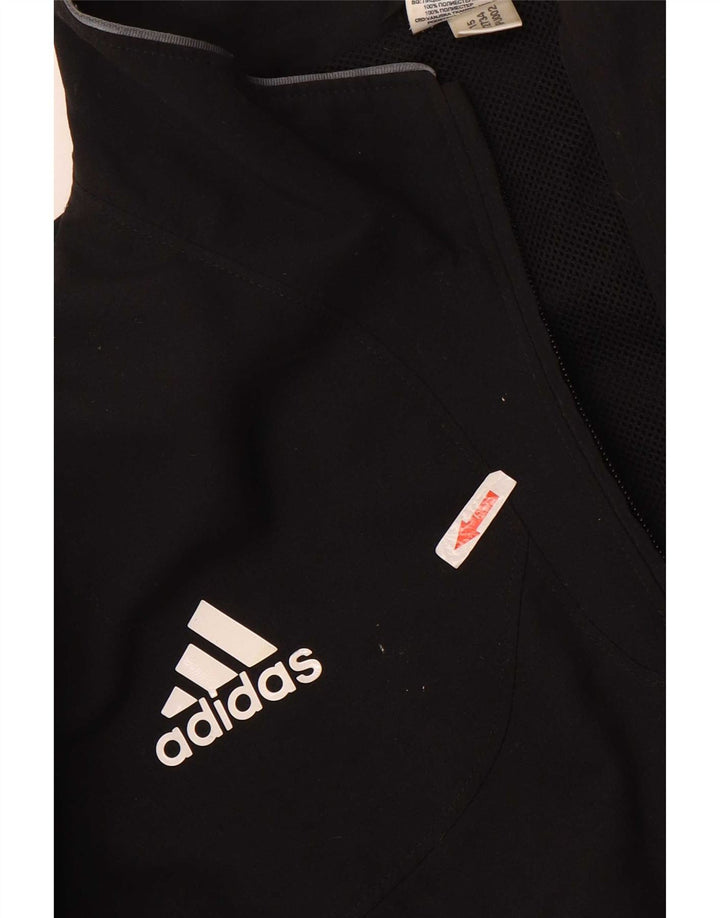 Adidas Męska bluza dresowa UK 48/50 XL Czarny poliester