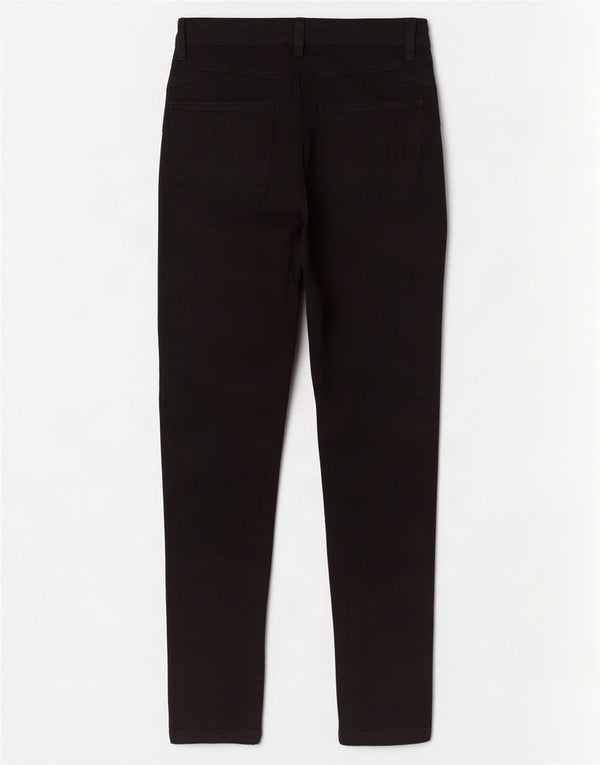 Marks & Spencer Damskie jeansy skinny UK 12 Medium W30 L28 Czarna bawełna