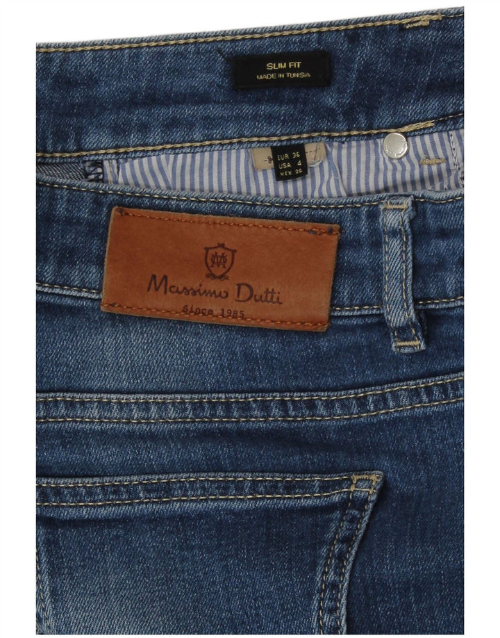 Jeansy damskie Massimo Dutti EU 36 XS W26 L30 Niebieskie