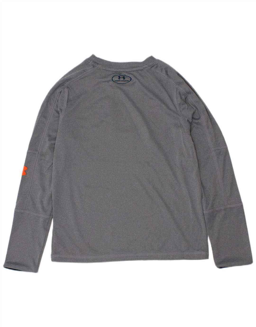 Chłopięcy top z grafiką Under Armour z długim rękawem, 6-7 lat XS, szary