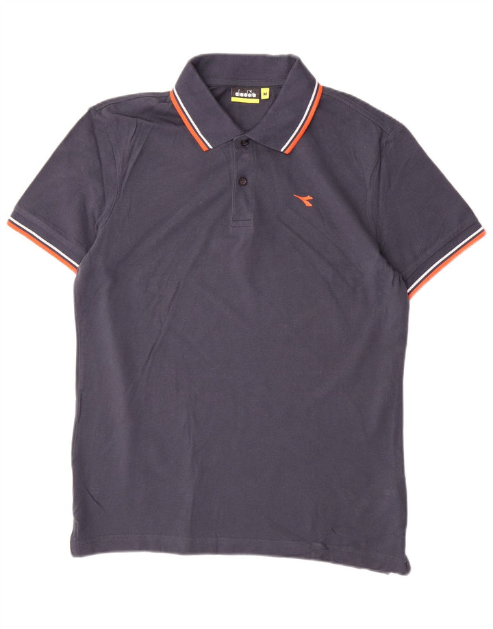 Męska koszulka polo Diadora, średnia, granatowa, bawełniana