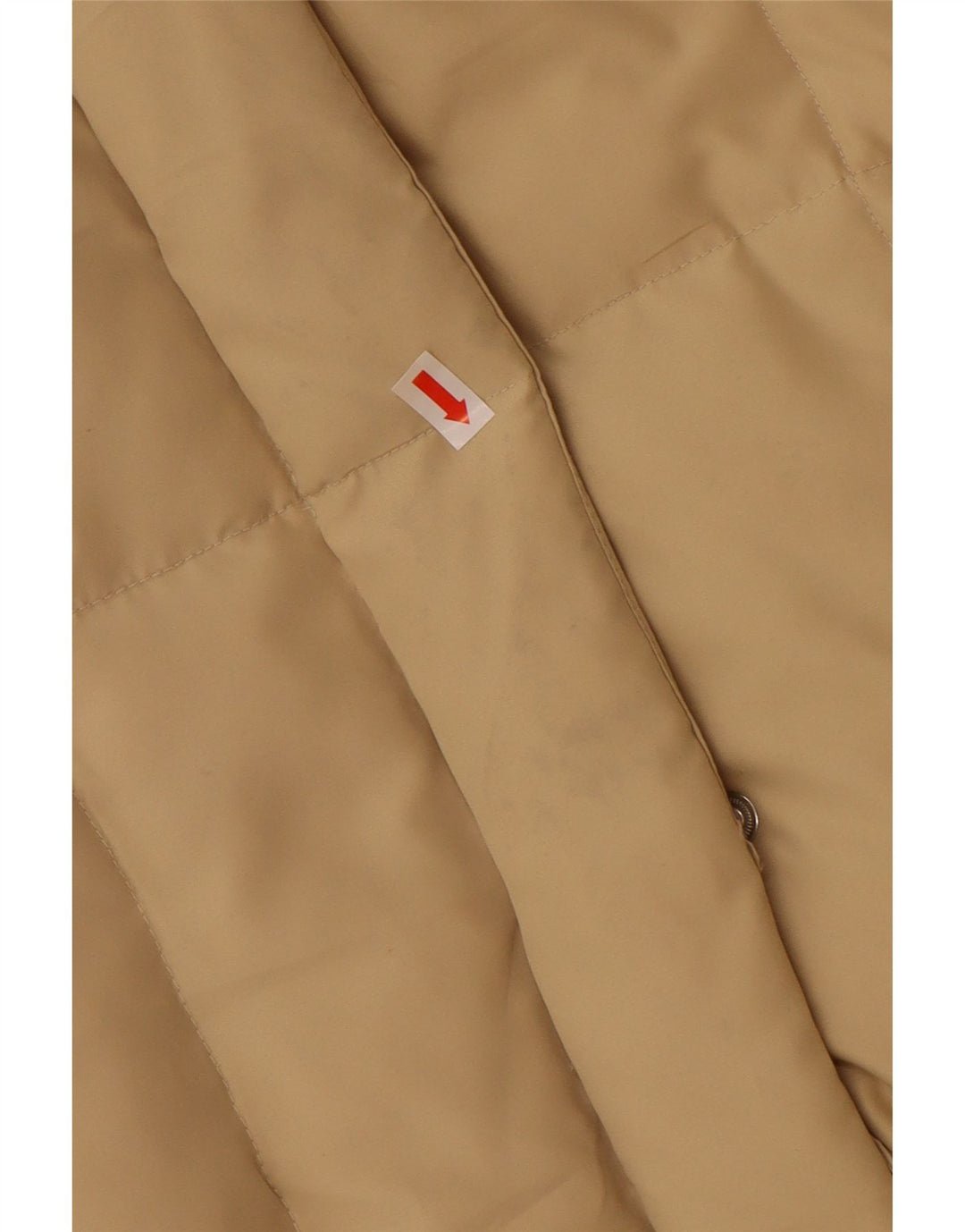 Damski ocieplany płaszcz z kapturem BRUGI IT 44 Średni beżowy poliester