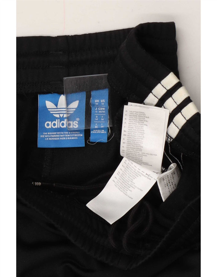 Męskie spodnie dresowe Adidas, średni czarny poliester