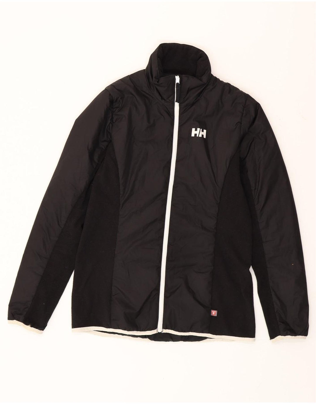 Damska ocieplana kurtka Helly Hansen UK 10, mała, czarna, z poliestru w blokach kolorów