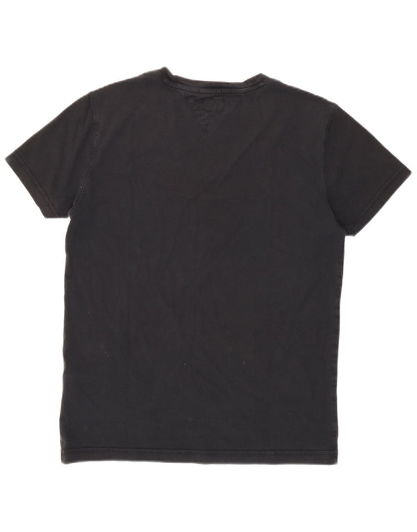 T-shirt damski Tommy Hilfiger Top UK 10, mały, czarny, bawełniany