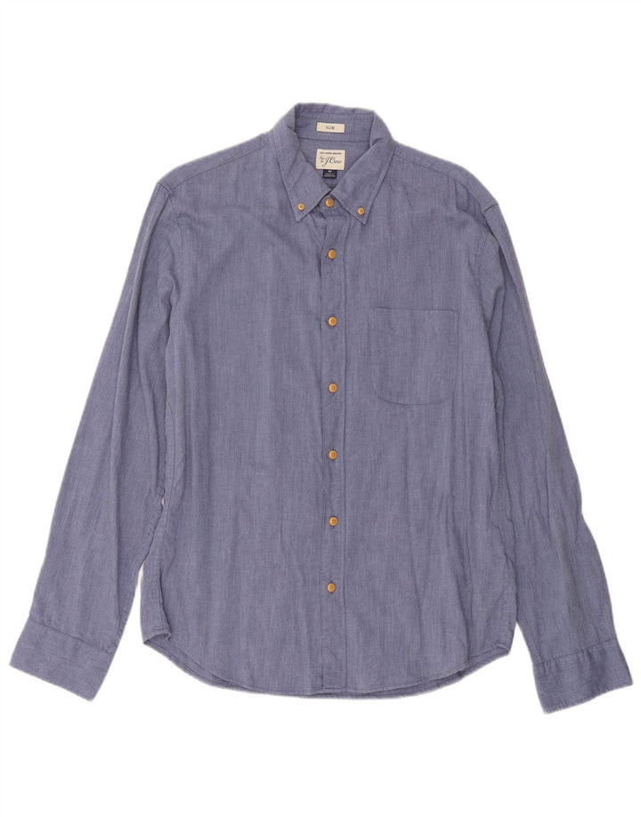 J. CREW Męska koszula slim fit, bawełniana, w kolorze średnioniebieskim