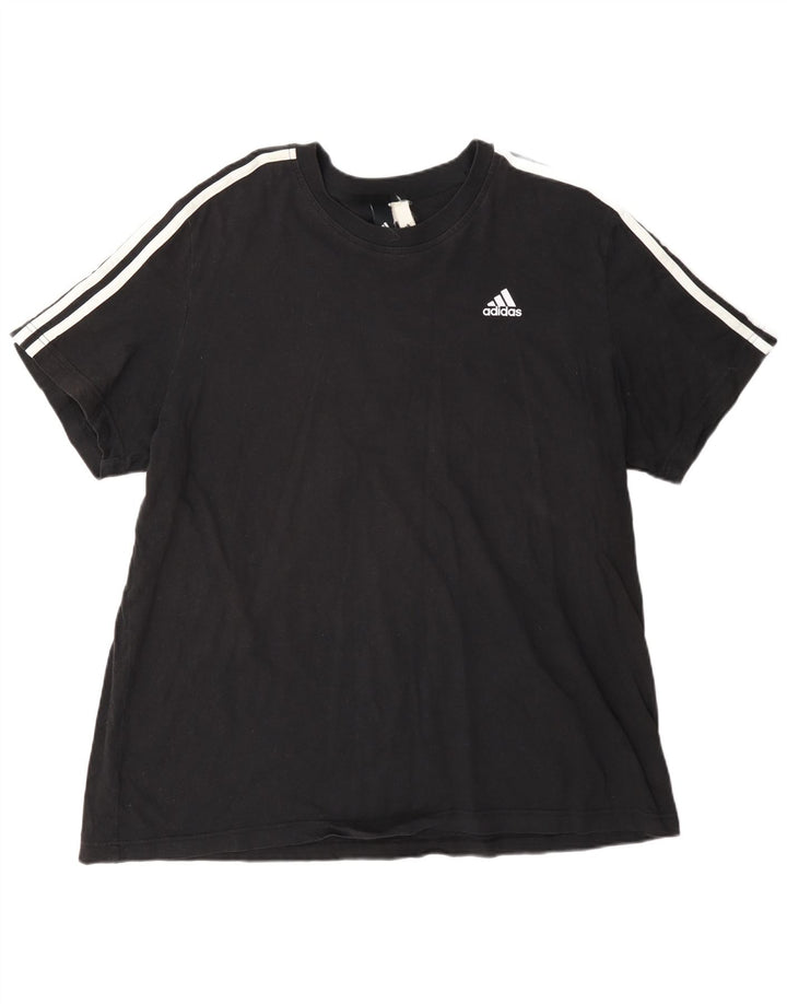 Adidas Męska koszulka Top 2XL Czarna bawełna