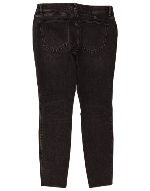 Damskie jeansy skinny ze średnim stanem Massimo Dutti EU 38 Small W28 L27 Szara bawełna