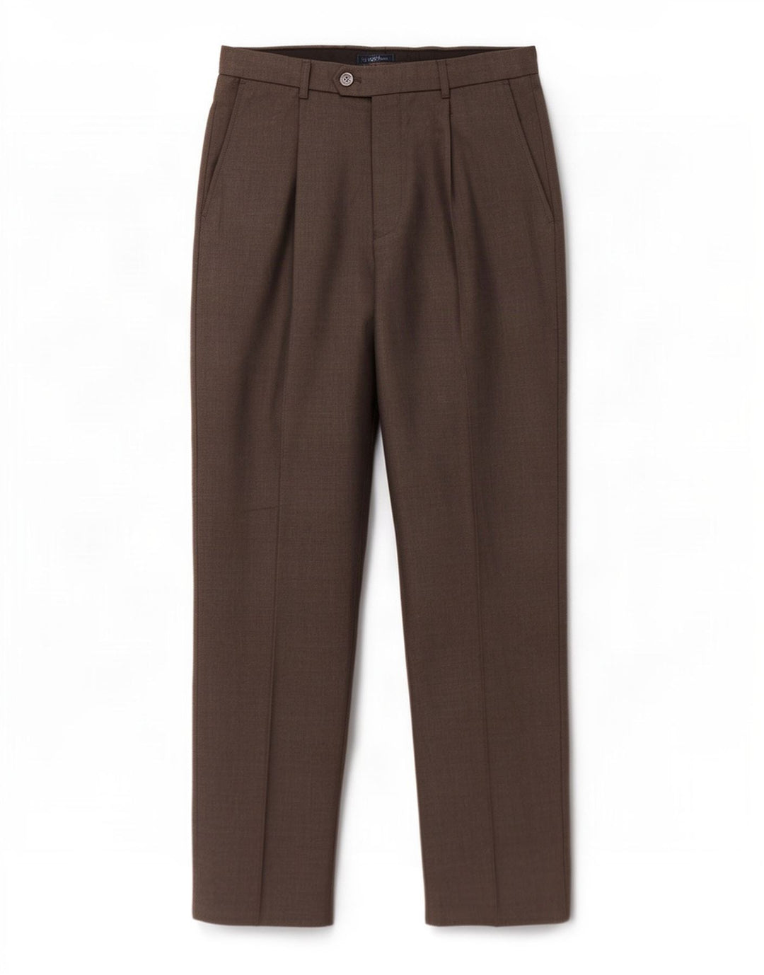 Damskie spodnie garniturowe Marks & Spencer W32 L33 Brązowy poliester
