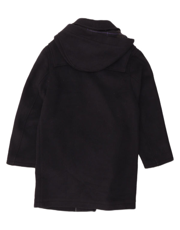 Męski płaszcz z kapturem i kapturem Via Tornabuoni UK 40, duży, granatowy