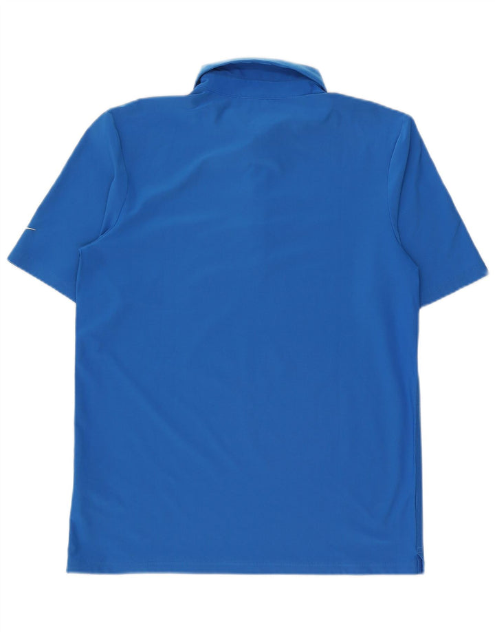 Męska koszulka polo Nike Dri Fit, średni niebieski poliester