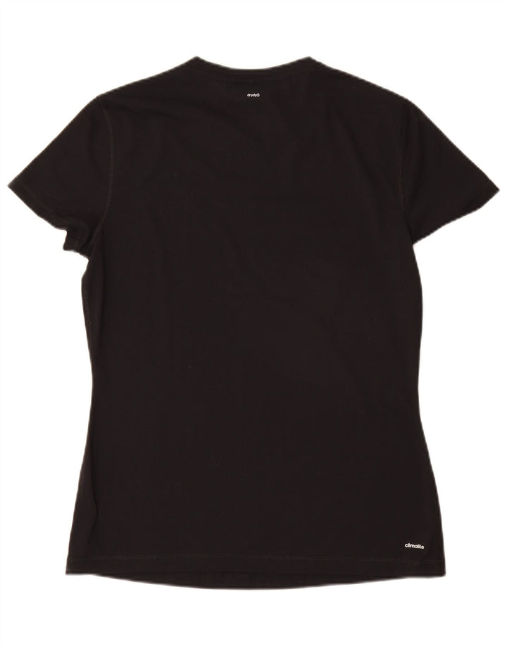 Damska koszulka Adidas Climalite Top UK 12/14 Średni czarny poliester
