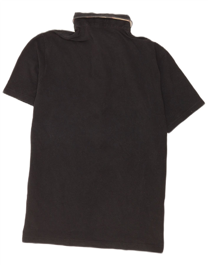 Męska koszulka polo Burberry, średnia czarna