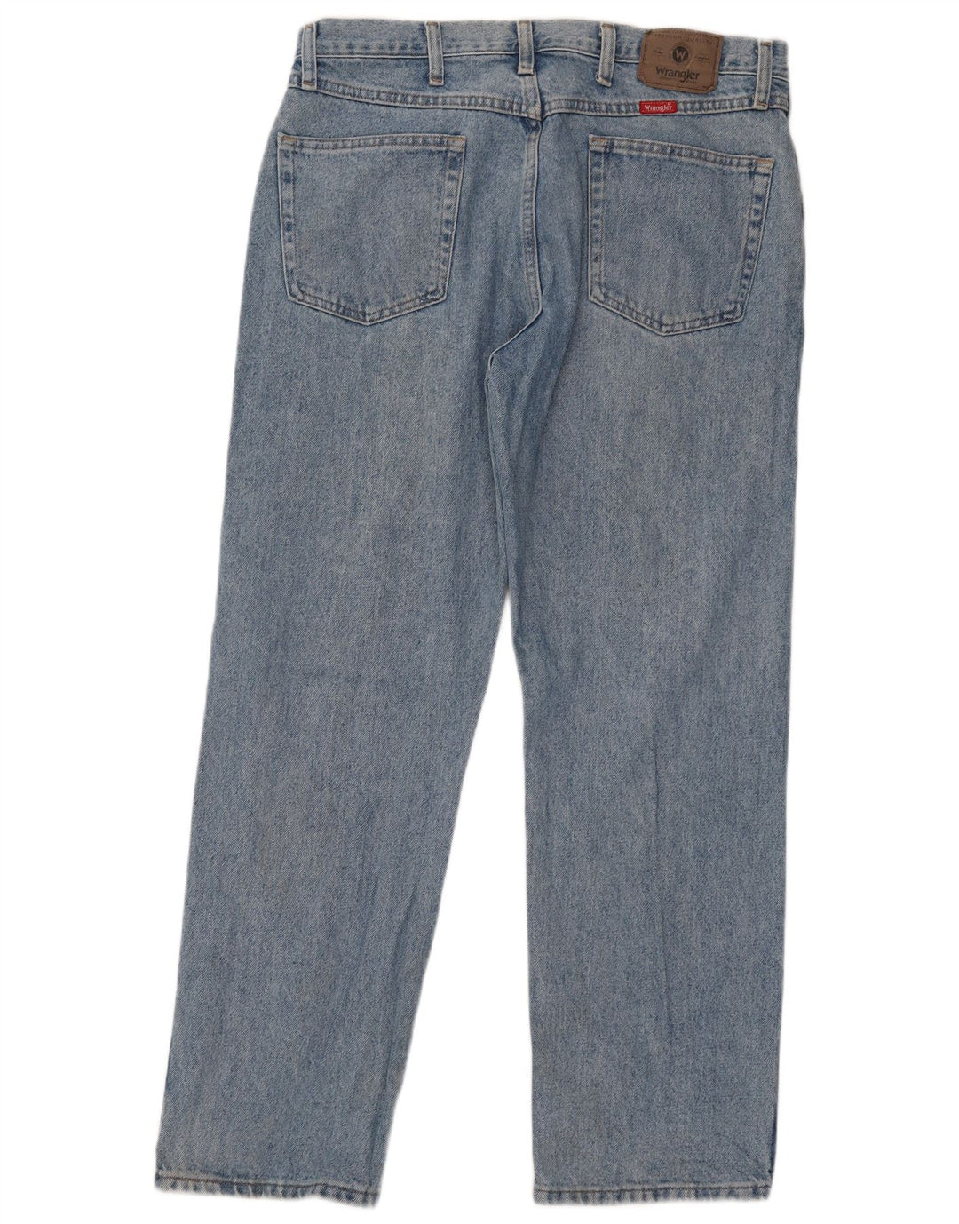 Wrangler Męskie Proste Dżinsy W36 L30 Niebieskie Bawełniane