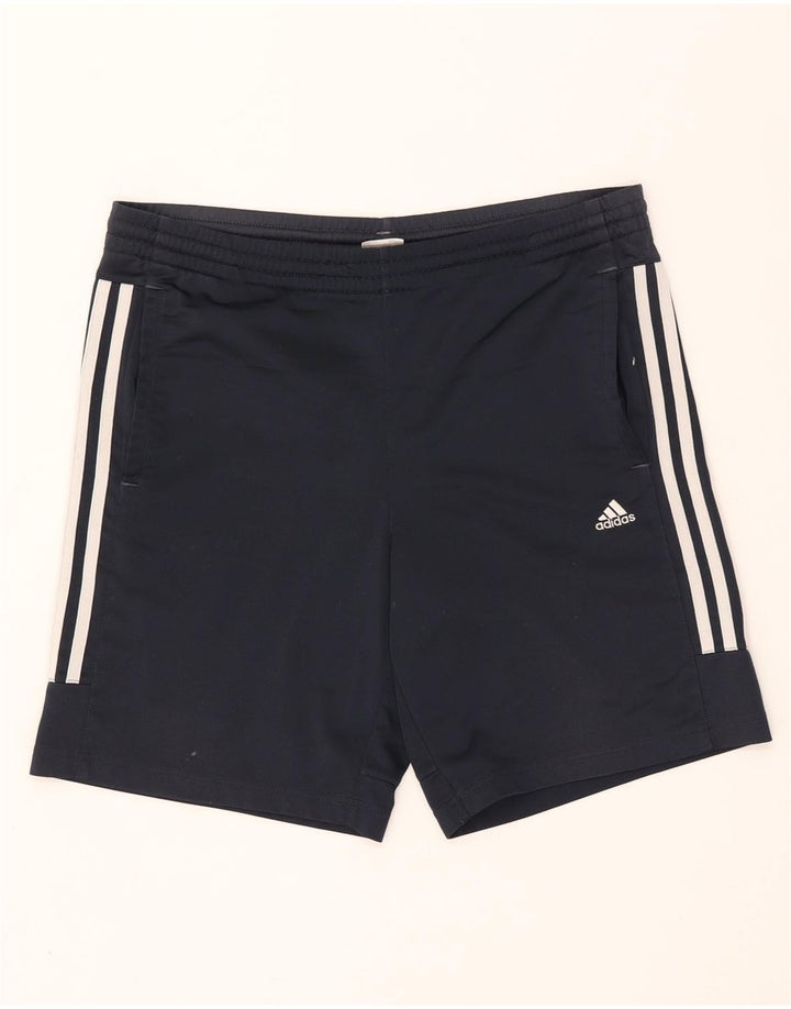 Męskie spodenki sportowe Adidas, średni granatowy poliester