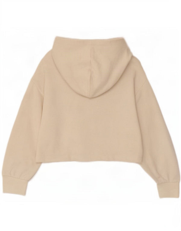 Damski sweter z kapturem, oversize, Los Angeles, UK 14, średni, złamana biel