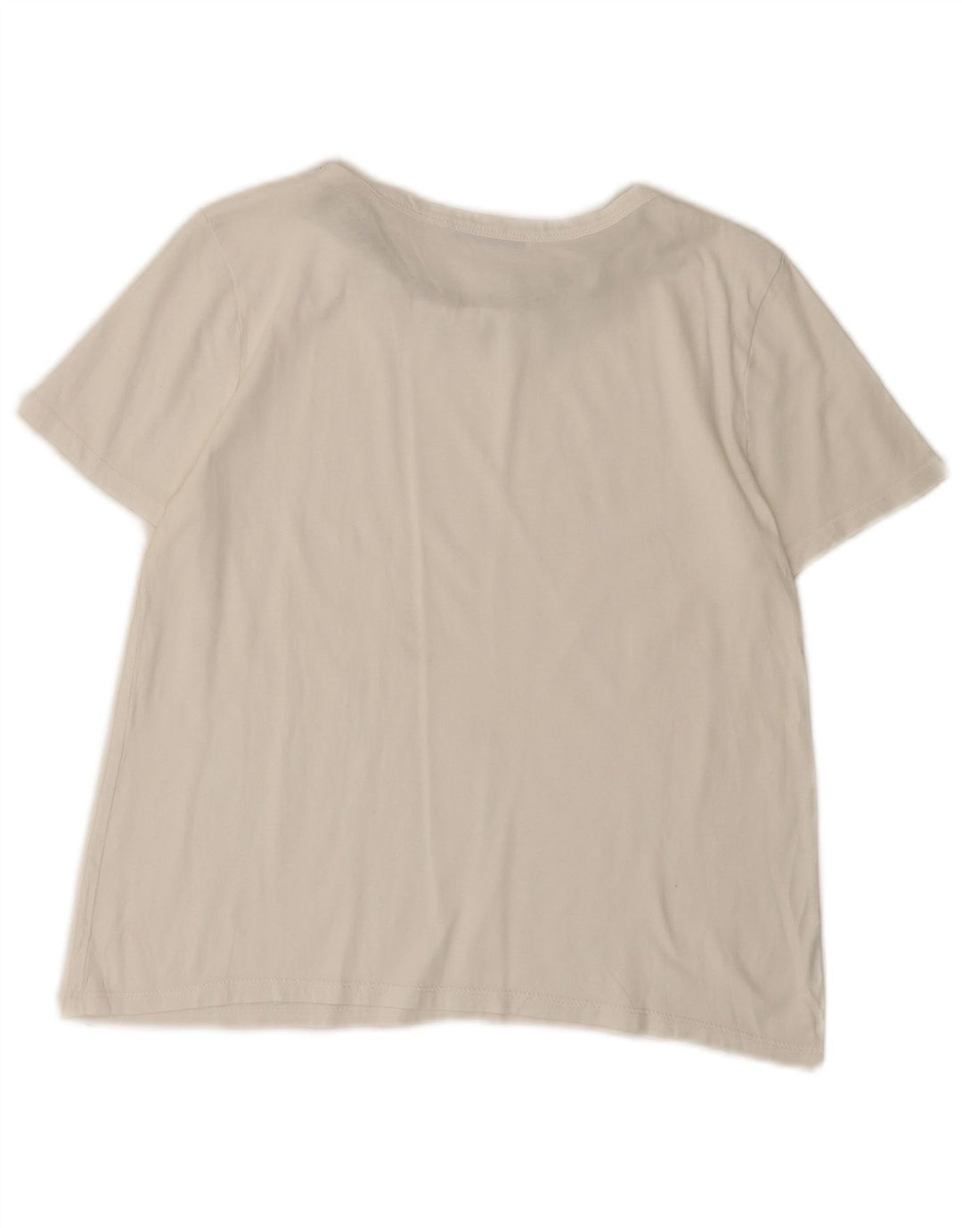 T-shirt damski Zara Top UK 12 Średni biały