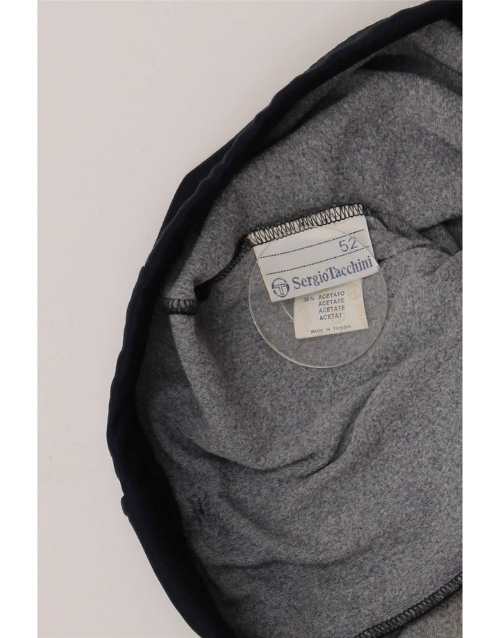 Męskie spodnie dresowe Sergio Tacchini IT 52 XL granatowe, poliamidowe