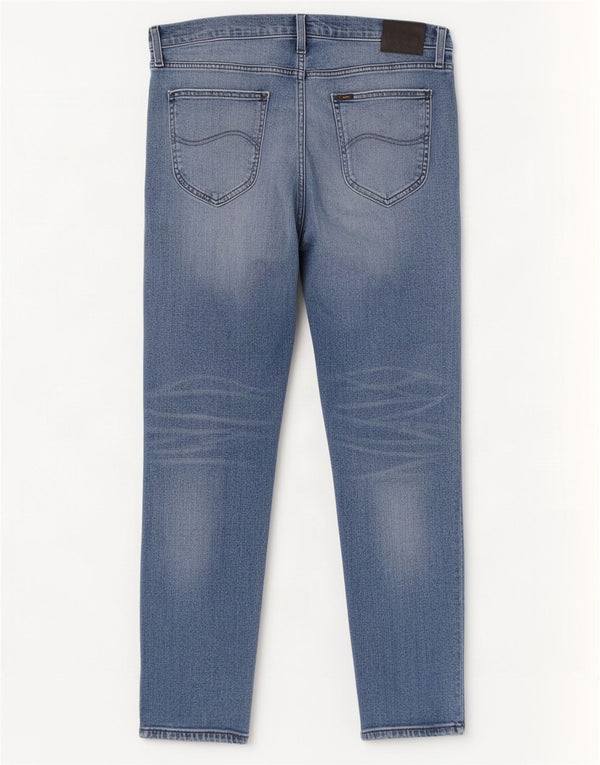Męskie jeansy Lee Daren Straight W34 L34, niebieskie, bawełniane