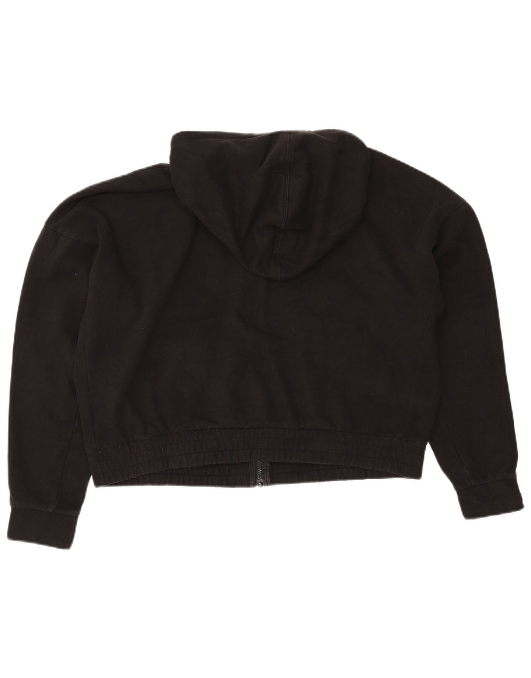 Damski sweter oversize z kapturem i zamkiem błyskawicznym PUMA UK 18 XL, czarny poliester