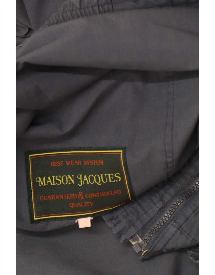 Męska kurtka bomberka Maison Jacques IT 52 XL granatowa, poliestrowa