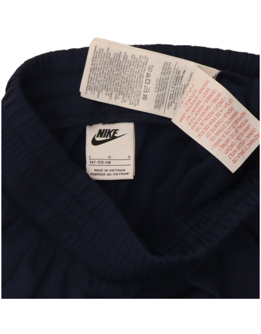 Spodnie chłopięce Nike Dresowe Joggery 12-13 lat, duże, granatowe, poliestrowe