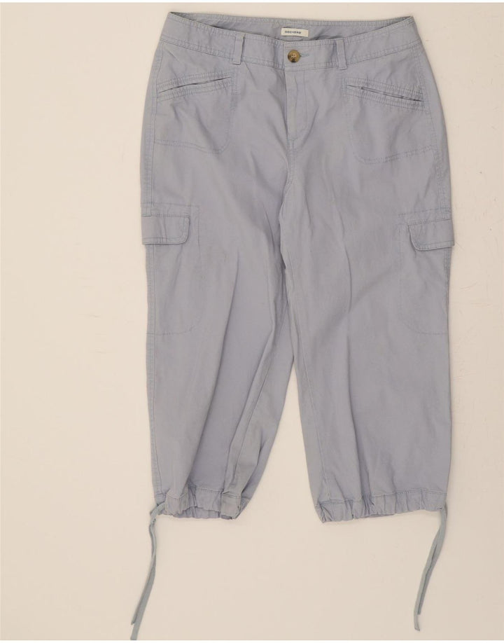 DOCKERS Womens Capri Trousers US 10 Large W30 L21 Blue Cotton Vintage Dockers and Second-Hand Dockers from Messina Hembry 