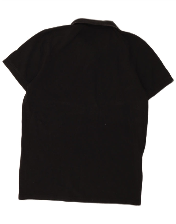 Męska koszulka polo Jack & Jones, duża, czarna, bawełniana