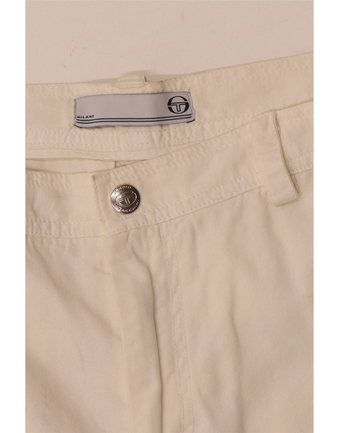 Męskie spodenki cargo Sergio Tacchini W32 Medium White