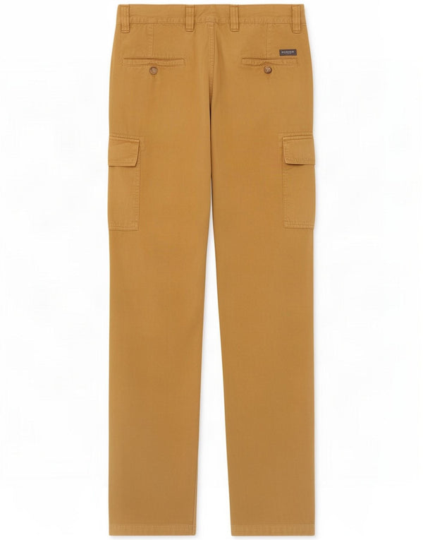 Carrera Mens 619 Regular Cargo Trousers IT 48 Medium W32 L34 Beige Cotton