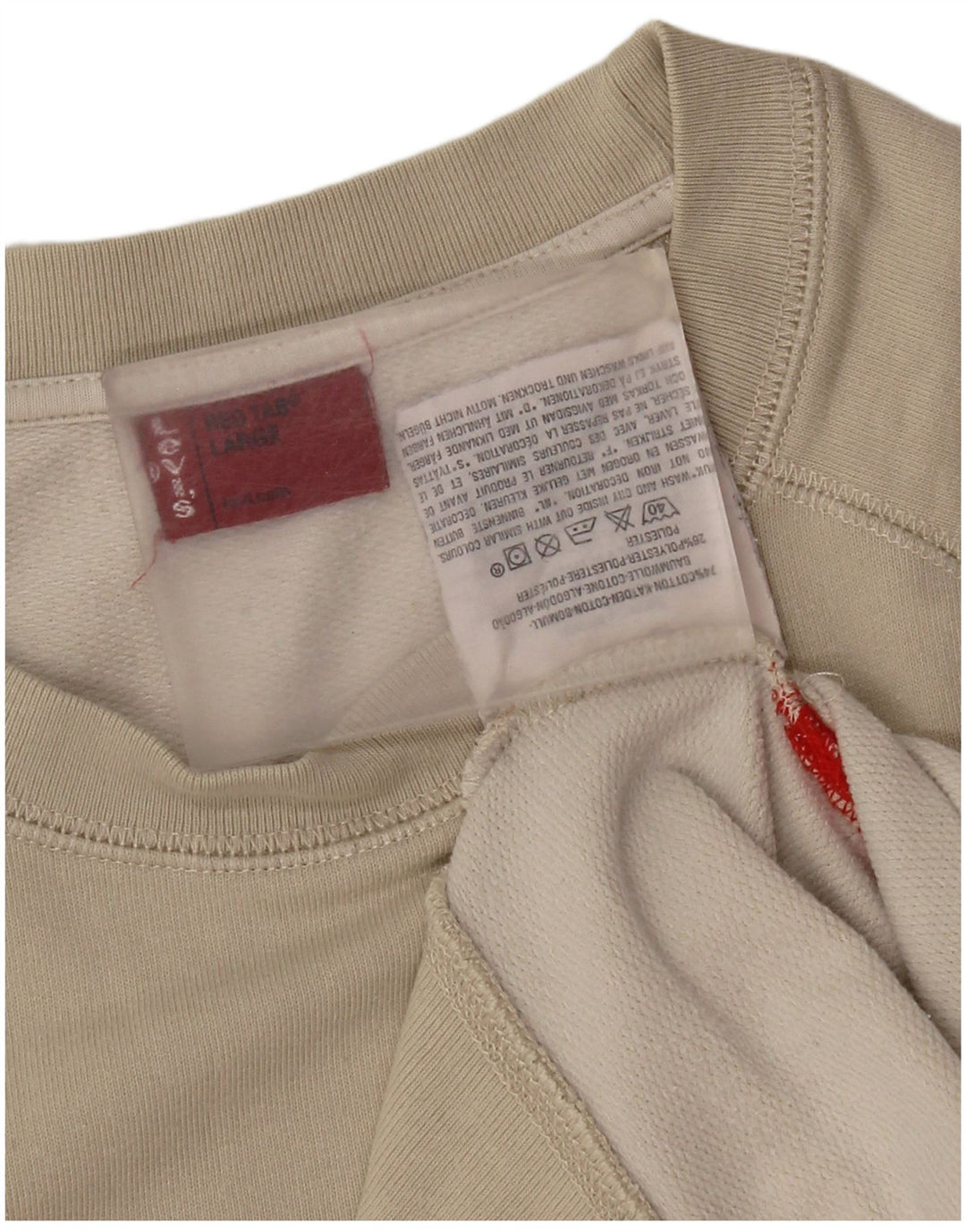 Damska bluza Levi's z grafiką, UK 16, duża, szara bawełna