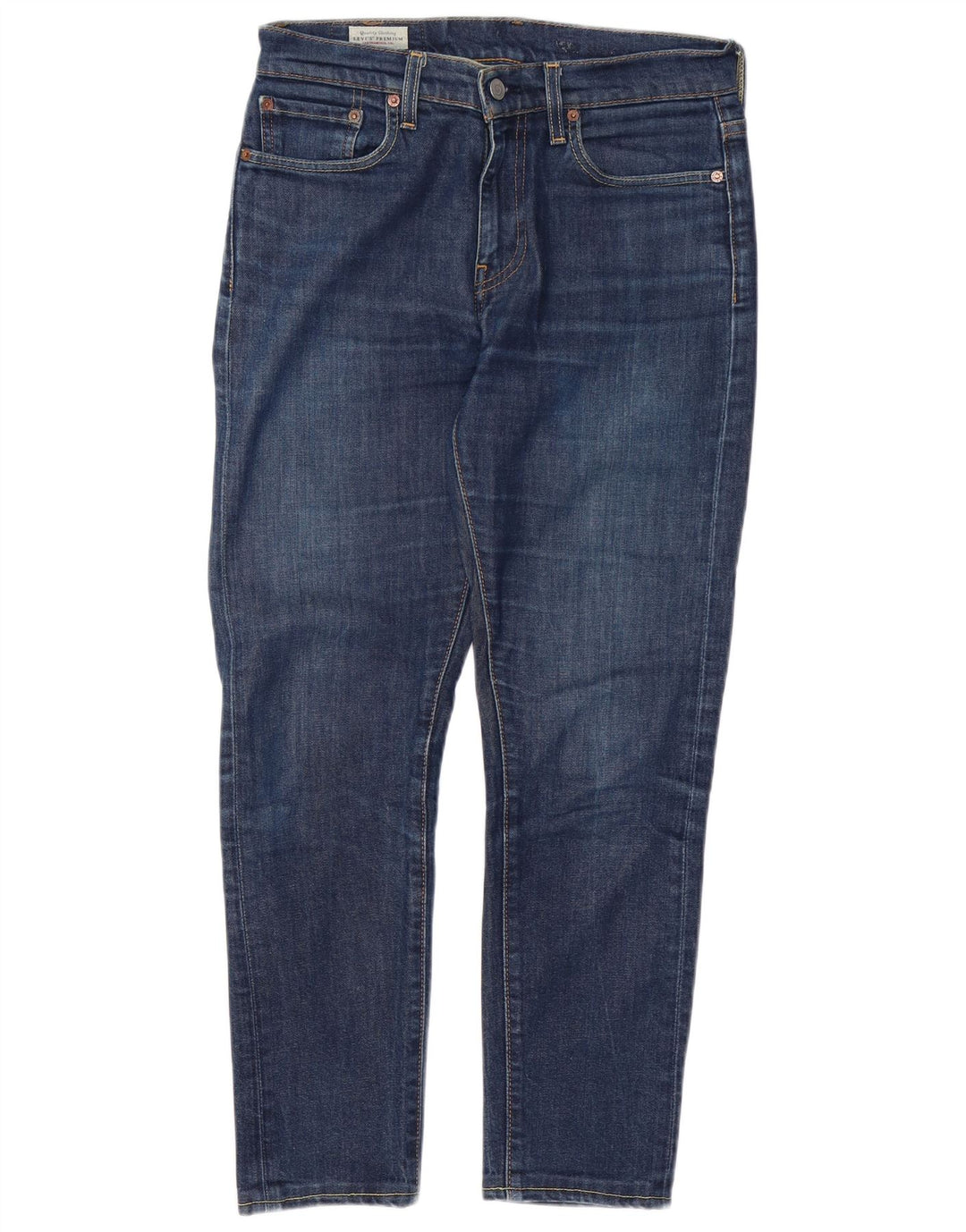 Męskie jeansy LEVI'S 512 Slim, zwężane, W29 L27, niebieska bawełna