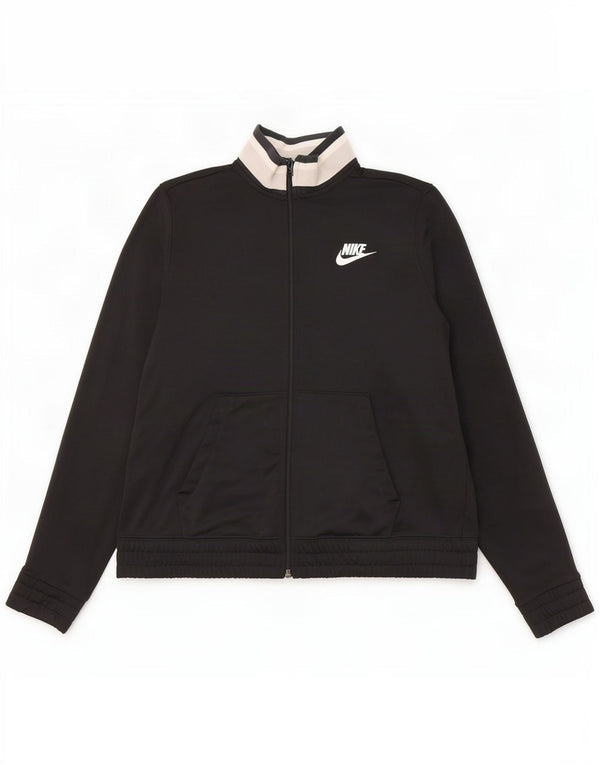 Damska bluza dresowa Nike UK 14, poliester w kolorze średniej czerni