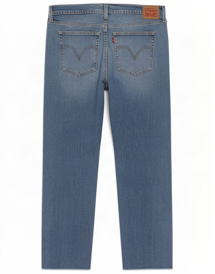 Damskie proste dżinsy Levi's W34 L27 Niebieskie bawełniane