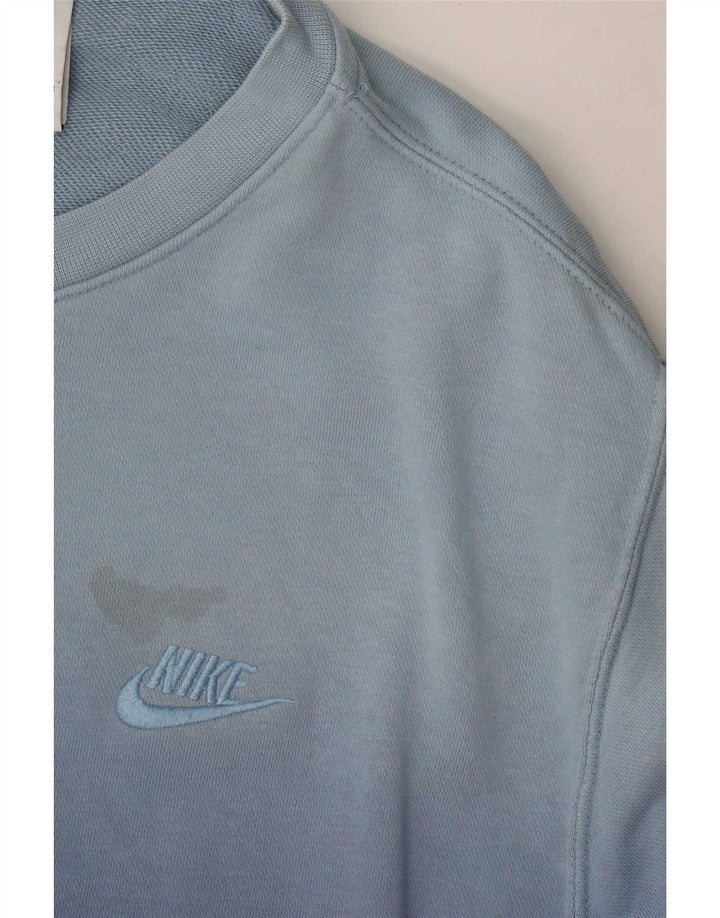 Męska bluza dresowa Nike, średnia niebieska, bawełniana Tie Dye