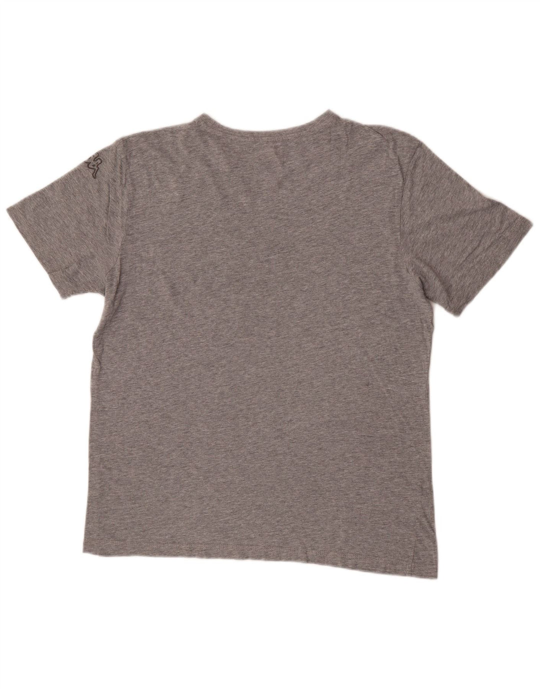 Męski T-shirt z grafiką Kappa, duży, szary