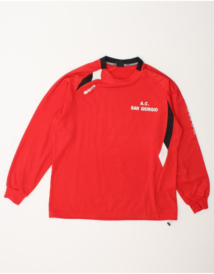 Mens Graphic Top Long Sleeve Large Vintage Errea and Second-Hand Errea from Messina Hembry 