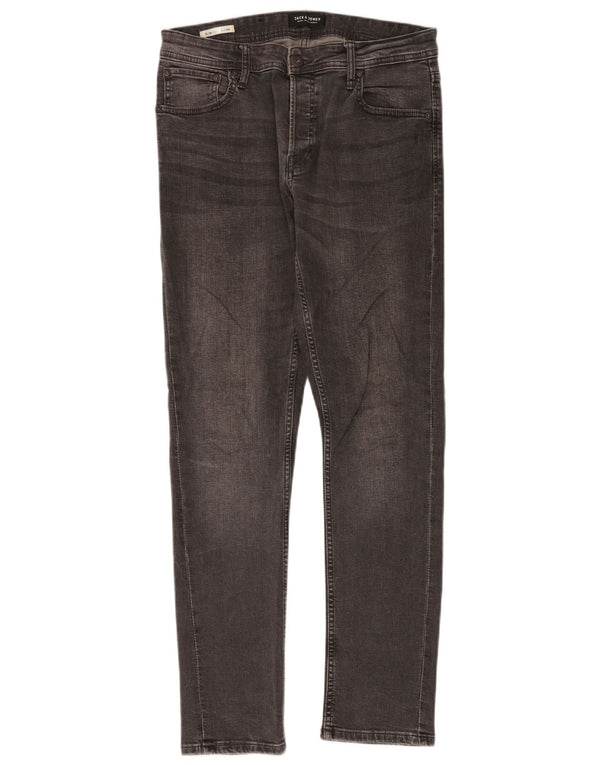 Męskie jeansy Jack & Jones GLENN Slim W32 L32 Szara bawełna